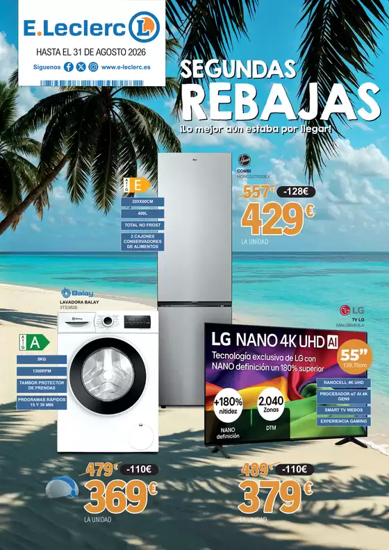 Catálogo E.Leclerc | ELECTRO AGOSTO 2026 | 2026-08-10T00:00:00.000Z - 2026-08-31T00:00:00.000Z