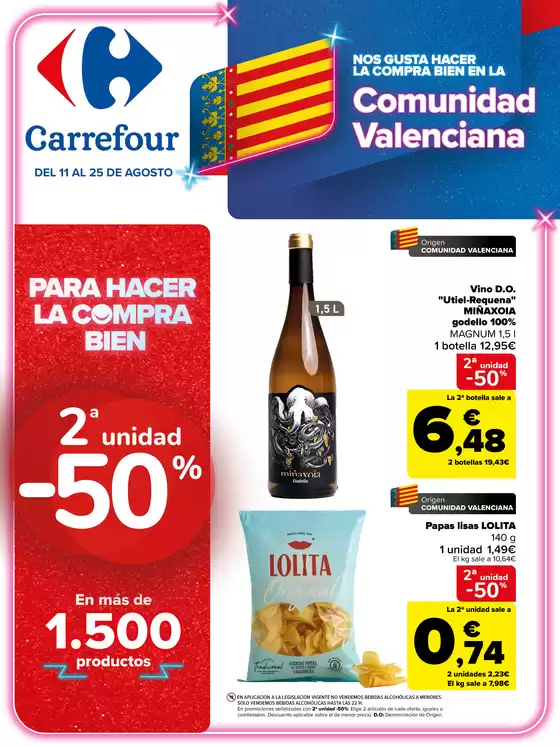 Catálogo Carrefour en Rafelbuñol-Rafelbunyol | REGIONAL (Articulos locales de Alimentación, dulces, bebidas) | 2026-08-11T00:00:00.000Z - 2026-08-25T00:00:00.000Z