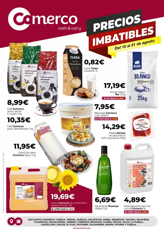 Catálogo Comerco Cash & Carry en Alburquerque | Precios Imbatibles | 2026-08-10T00:00:00.000Z - 2026-08-31T00:00:00.000Z
