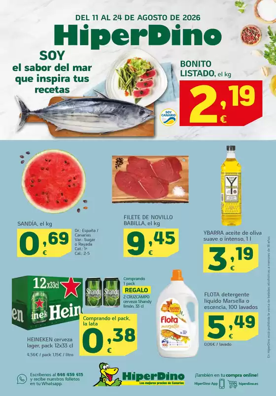Catálogo HiperDino | Ofertas desde el 11 de agosto | 2026-08-11T00:00:00.000Z - 2026-08-24T00:00:00.000Z