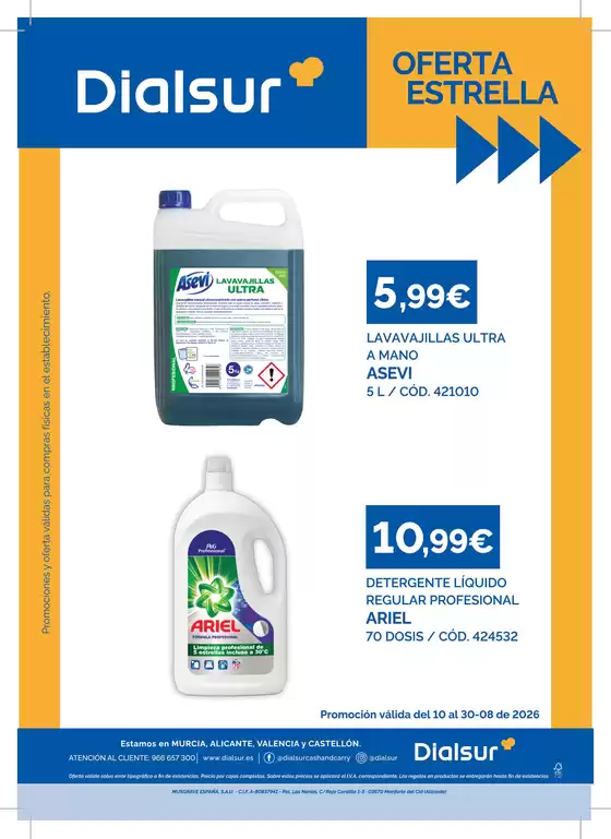 Catálogo Dialsur Cash & Carry en Bigastro | Oferta Estrella | 2026-08-10T00:00:00.000Z - 2026-08-30T00:00:00.000Z