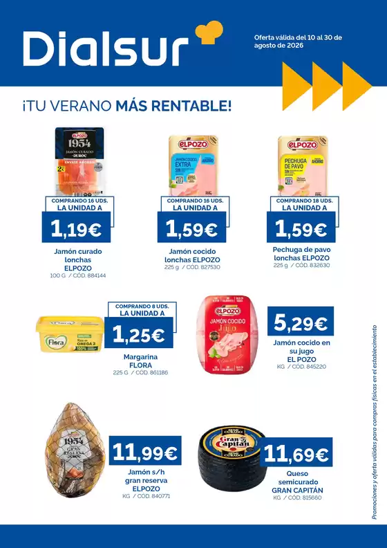 Catálogo Dialsur Cash & Carry en Bigastro | ¡Tu Verano Más Rentable! | 2026-08-10T00:00:00.000Z - 2026-08-30T00:00:00.000Z