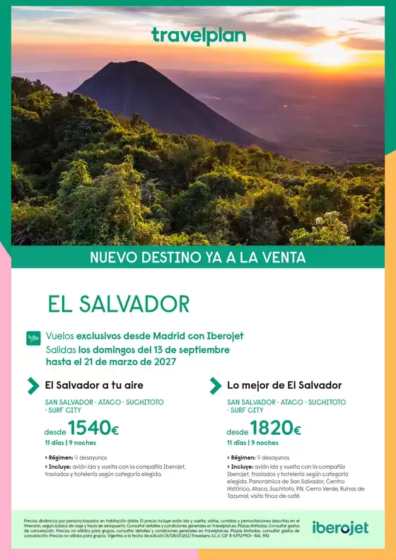 Catálogo Travelplan en Calldetenes | Nuevo Destino Ya A La Venta | 2026-08-11T00:00:00.000Z - 2027-03-21T00:00:00.000Z