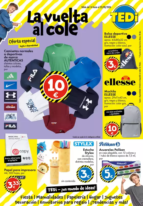 Catálogo TEDi | La vuelta al cole | 2026-08-14T00:00:00.000Z - 2026-08-23T00:00:00.000Z