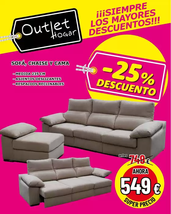 Catálogo Outlet Hogar | ¡¡¡Siempre Los Mayores Descuentos!!! | 2026-08-12T00:00:00.000Z - 2026-08-25T00:00:00.000Z