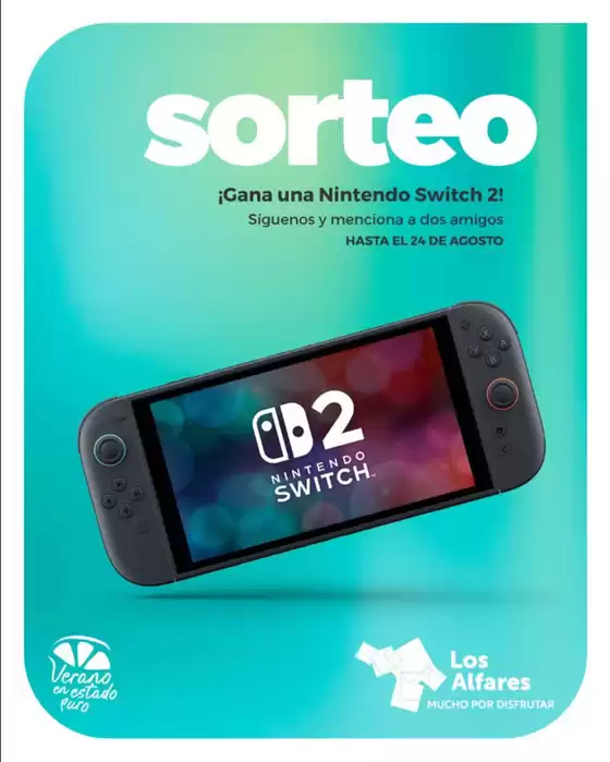 Catálogo Los Alfares | ¡Sorteamos una Nintendo Switch 2! | 2026-08-12T00:00:00.000Z - 2026-08-24T00:00:00.000Z