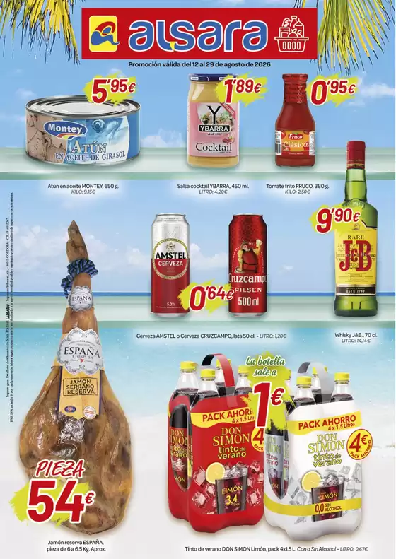 Catálogo Alsara Supermercados | Promoción válida del 12 al 29 de agosto de 2026 | 2026-08-12T00:00:00.000Z - 2026-08-29T00:00:00.000Z