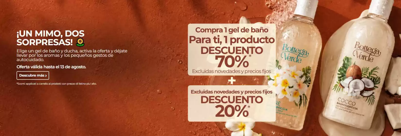Catálogo Bottega Verde | ¡Un Mimo, Dos Sorpresas! | 2026-08-12T00:00:00.000Z - 2026-08-13T00:00:00.000Z