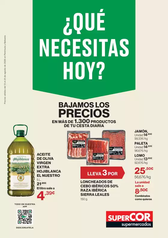 Catálogo Supercor en Petrer | ¿Qué Necesitas Hoy? | 2026-08-13T00:00:00.000Z - 2026-08-25T00:00:00.000Z