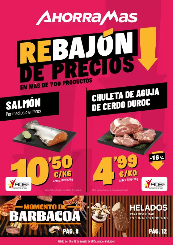 Catálogo Ahorramas | Rebajón De Precios | 2026-08-14T00:00:00.000Z - 2026-08-19T00:00:00.000Z