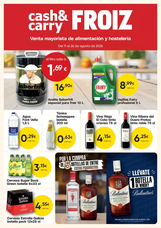 Catálogo Froiz | Venta mayorista de alimentación y hostelería | 2026-08-11T00:00:00.000Z - 2026-08-26T00:00:00.000Z