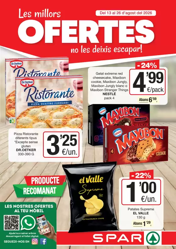 Catálogo SPAR Fragadis | Les Millors Ofertes | 2026-08-13T00:00:00.000Z - 2026-08-26T00:00:00.000Z
