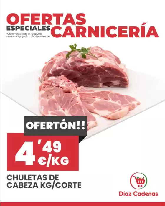 Catálogo Díaz Cadenas |  ¡Ofertas de carnicería esta semana en Díaz Cadenas!  | 2026-08-14T00:00:00.000Z - 2026-08-15T00:00:00.000Z
