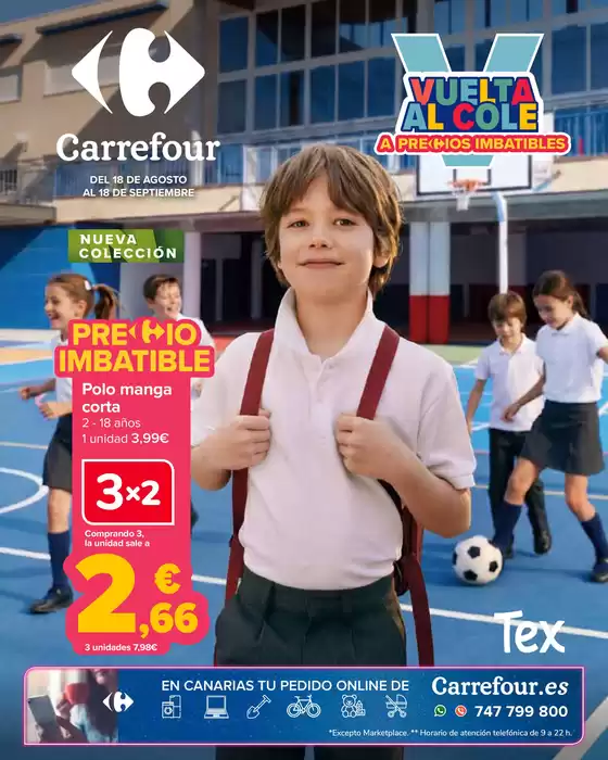 Catálogo Carrefour en Prat de Llobregat | VUELTA AL COLE | 2026-08-18T00:00:00.000Z - 2026-09-18T00:00:00.000Z