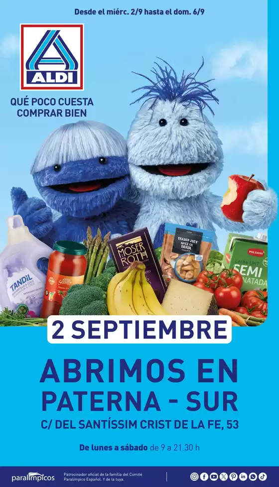 Catálogo ALDI | Abrimos! | 2026-09-02T00:00:00.000Z - 2026-09-06T00:00:00.000Z
