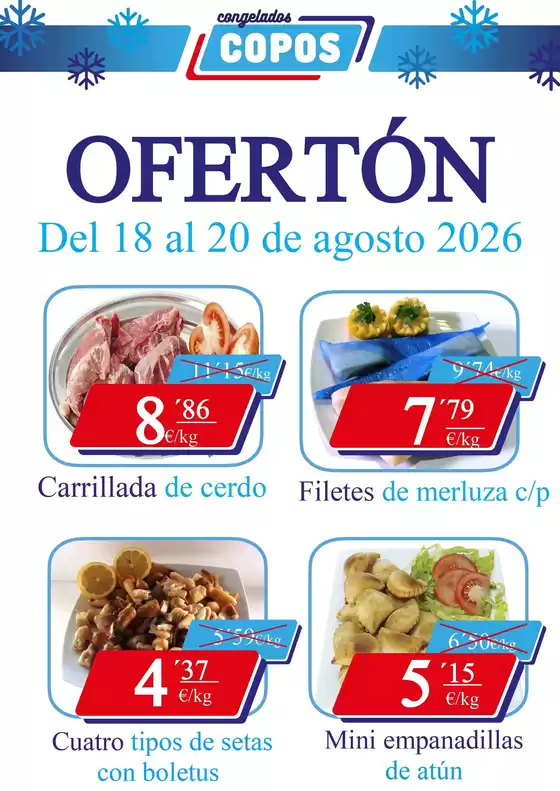Catálogo Congelados Copos | Ofertón | 2026-08-18T00:00:00.000Z - 2026-08-20T00:00:00.000Z