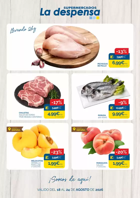 Catálogo Supermercados La Despensa | Válido Del 18 Al 24 De Agosto De 2026 | 2026-08-18T00:00:00.000Z - 2026-08-24T00:00:00.000Z