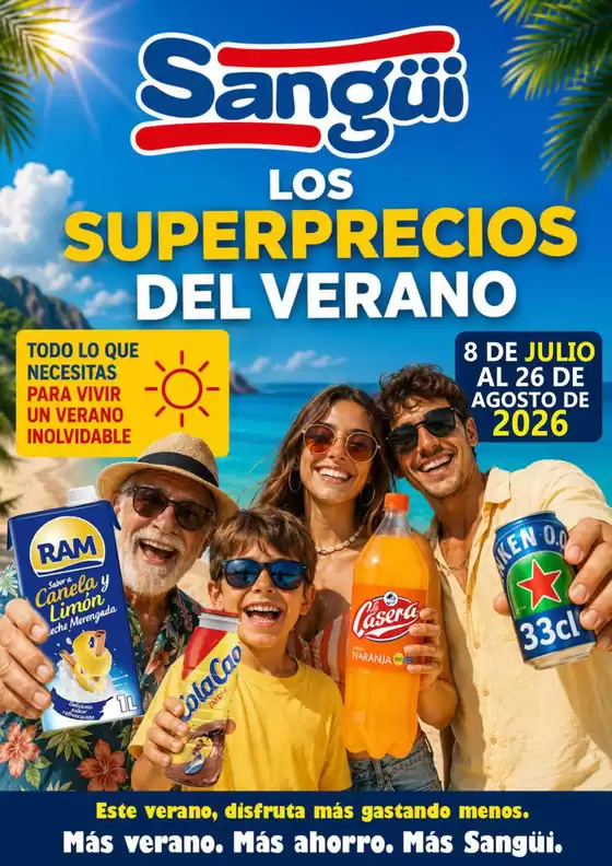 Catálogo Sangüi | Los Superprecios Del Verano | 2026-07-08T00:00:00.000Z - 2026-08-26T00:00:00.000Z