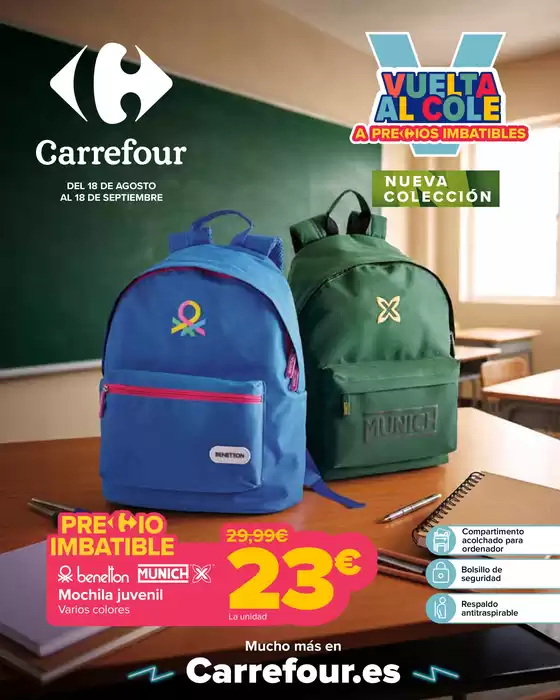 Catálogo Carrefour en Muriedas | VUELTA AL COLE BAZAR | 2026-08-18T00:00:00.000Z - 2026-09-18T00:00:00.000Z