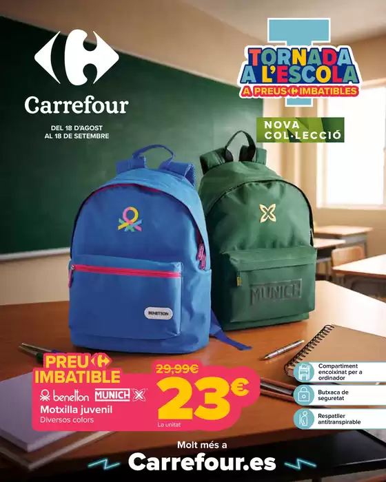 Catálogo Carrefour en Martorell | VUELTA AL COLE | 2026-08-18T00:00:00.000Z - 2026-09-18T00:00:00.000Z