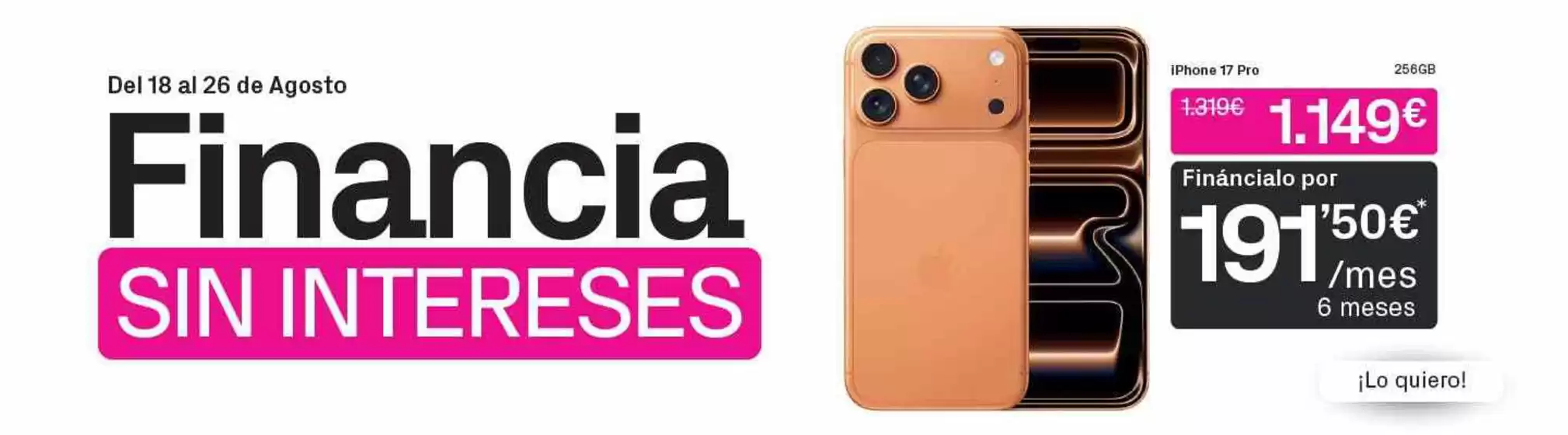 Catálogo Phone House en Aiguaviva | Financia Sin Intereses | 2026-08-18T00:00:00.000Z - 2026-08-26T00:00:00.000Z