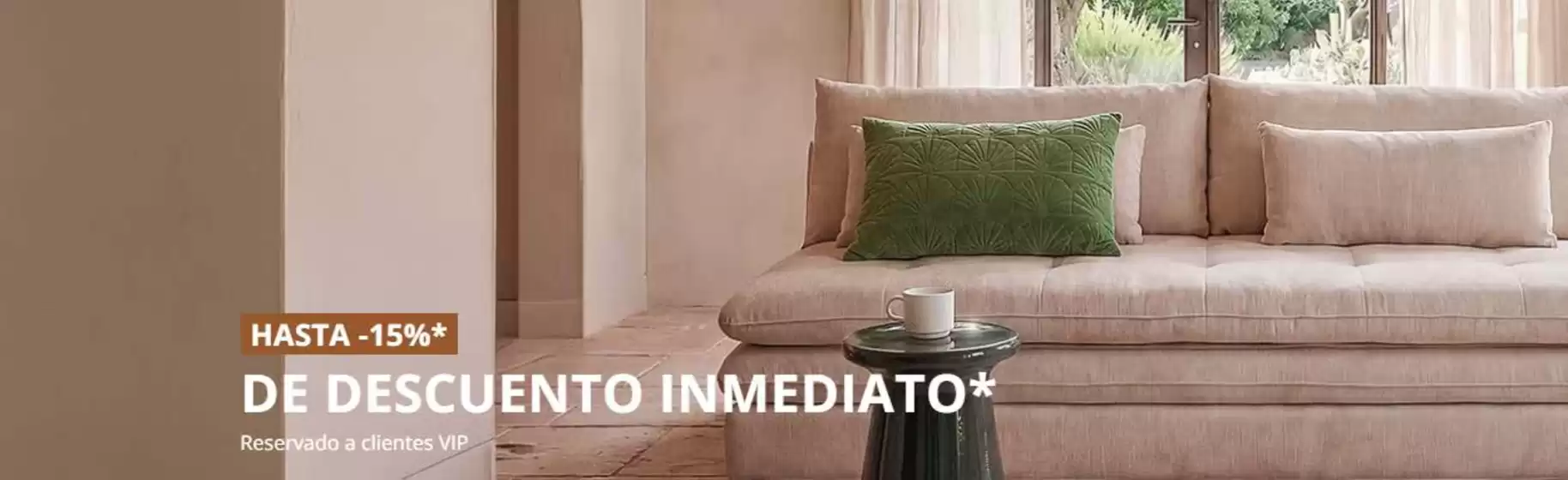 Catálogo Maisons du Monde | Hasta -15% De Descuento Inmediato | 2026-08-18T00:00:00.000Z - 2026-08-31T00:00:00.000Z