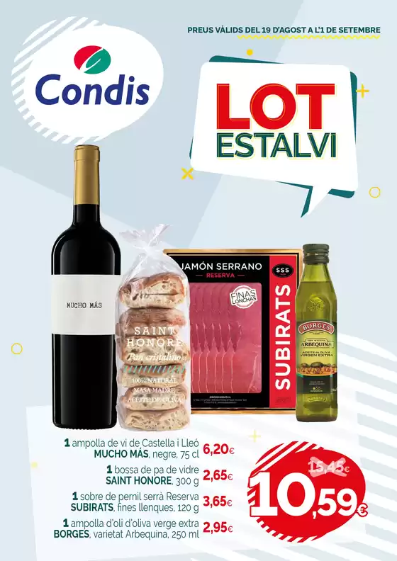 Catálogo Condis | Preus Vàlids Del 19 D’agost A L’1 De Setembre | 2026-08-19T00:00:00.000Z - 2026-09-01T00:00:00.000Z