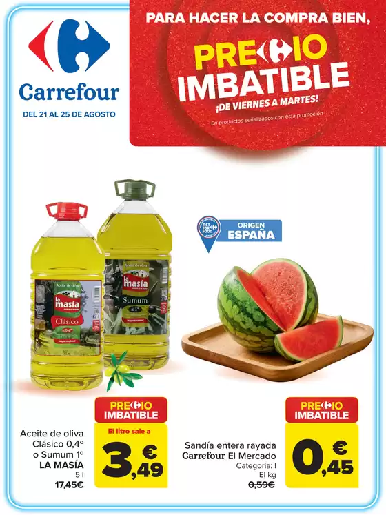 Catálogo Carrefour en Bolo | PRECIO IMBATIBLE | 2026-08-21T00:00:00.000Z - 2026-08-25T00:00:00.000Z