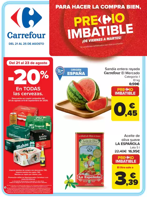 Catálogo Carrefour en Siete Puertas | PRECIO IMBATIBLE | 2026-08-21T00:00:00.000Z - 2026-08-25T00:00:00.000Z