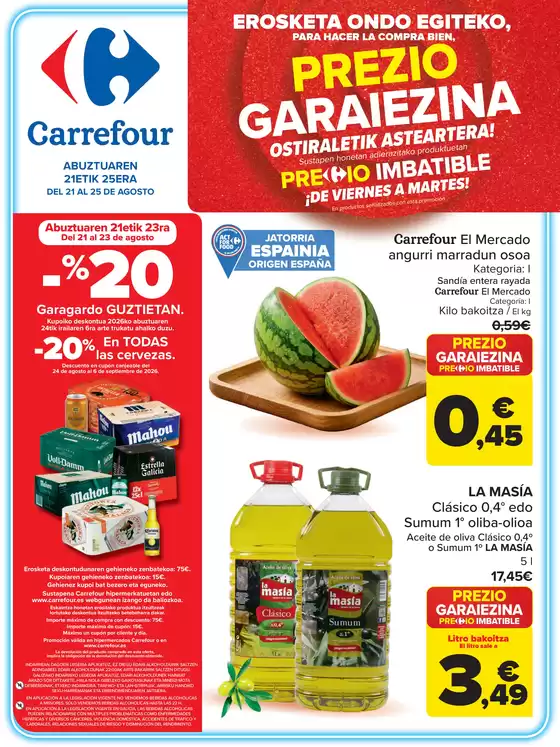 Catálogo Carrefour en Ibarra |  PRECIO IMBATIBLE | 2026-08-21T00:00:00.000Z - 2026-08-25T00:00:00.000Z