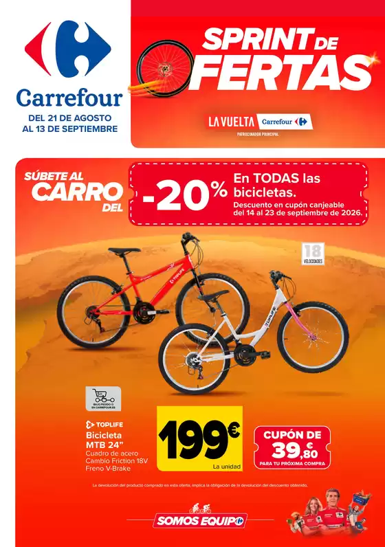 Catálogo Carrefour en Sabiñánigo | VUELTA CICLISTA | 2026-08-21T00:00:00.000Z - 2026-09-13T00:00:00.000Z