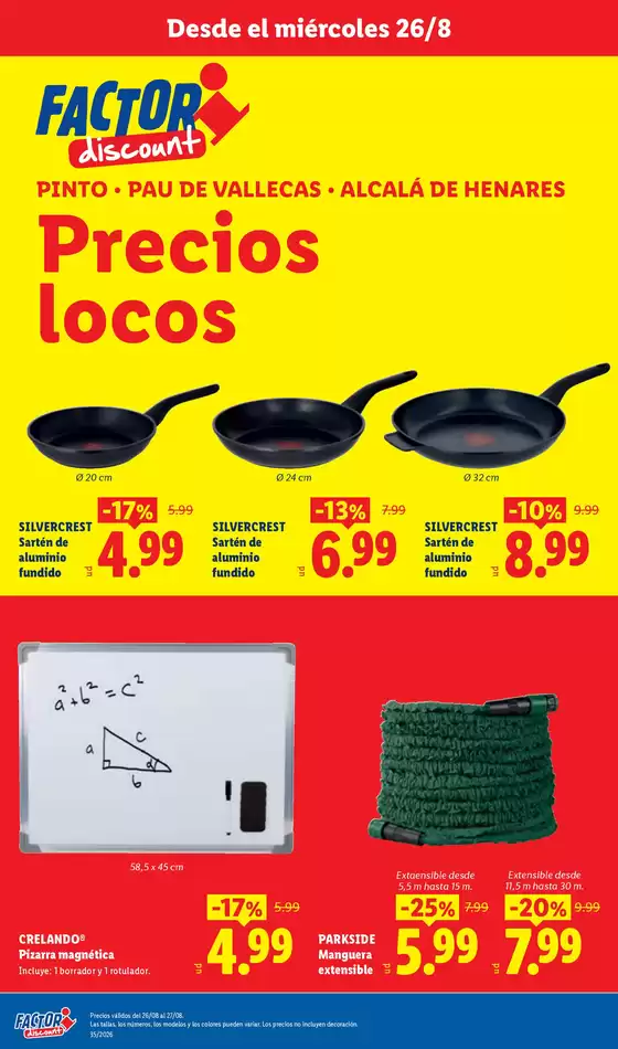 Catálogo FACTORI discount en Legutiano | Factori discount - Ofertas válidas del 26/08 al 31/08 | 2026-08-26T00:00:00.000Z - 2026-08-31T00:00:00.000Z