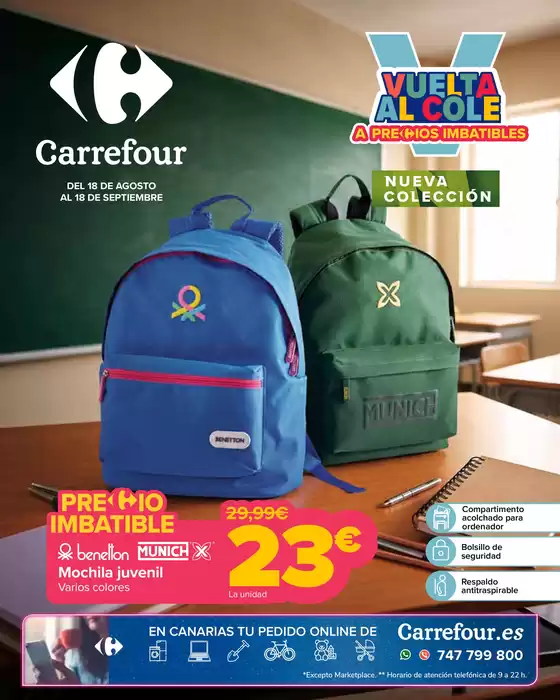 Catálogo Carrefour en Almacelles | VUELTA AL COLE BAZAR | 2026-08-18T00:00:00.000Z - 2026-09-18T00:00:00.000Z