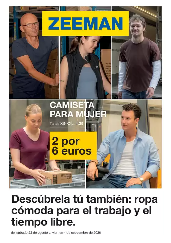 Catálogo ZEEMAN en Albacete | Del sábado 22 de agosto al viernes 4 de septiembre de 2026 | 2026-08-24T00:00:00.000Z - 2026-09-04T00:00:00.000Z