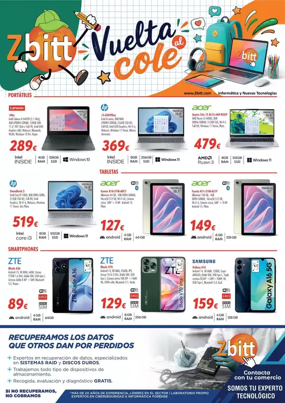 Catálogo Zbitt | ¡La vuelta al cole empieza en Zbitt! | 2026-08-24T00:00:00.000Z - 2026-09-29T00:00:00.000Z