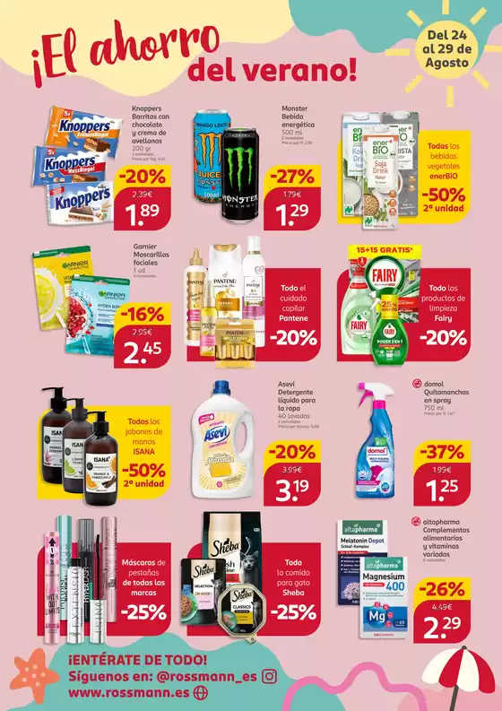 Catálogo Rossmann | ¡El ahorro del verano! | 2026-08-24T00:00:00.000Z - 2026-08-29T00:00:00.000Z