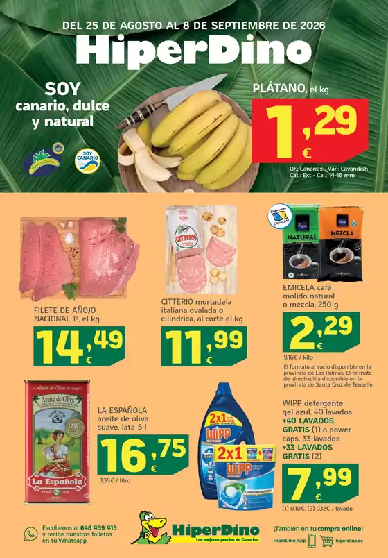 Catálogo HiperDino | Ofertas desde el 25 de agosto | 2026-08-25T00:00:00.000Z - 2026-09-08T00:00:00.000Z