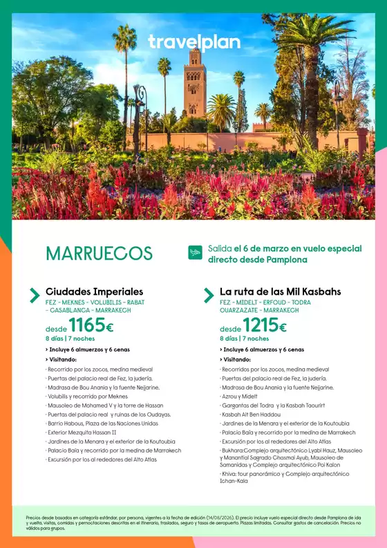 Catálogo Travelplan | Travelplan Marruecos | 2026-08-24T00:00:00.000Z - 2026-09-30T00:00:00.000Z