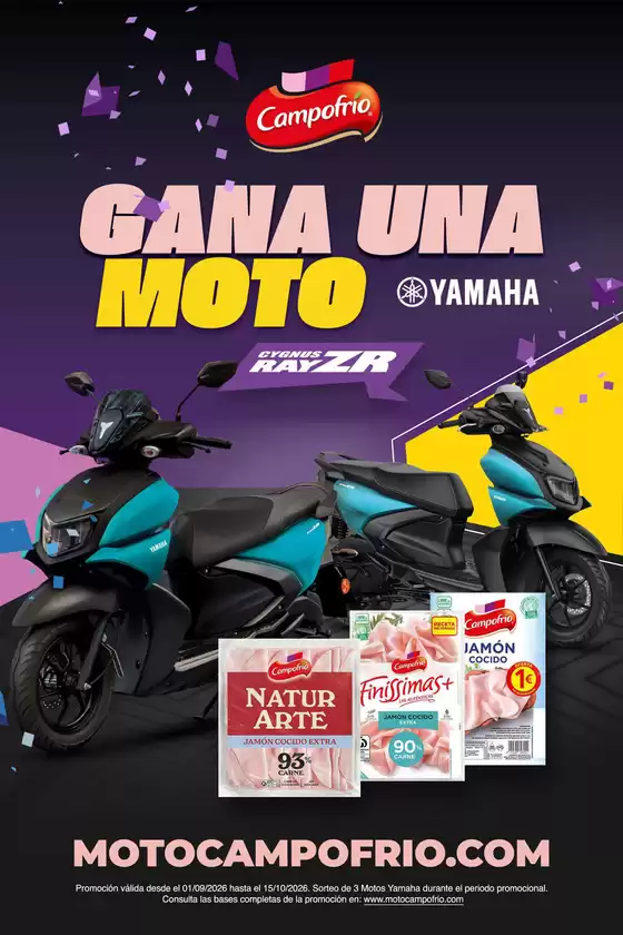 Catálogo Campofrío | ¡Gana una moto con Campofrío! | 2026-09-01T00:00:00.000Z - 2026-10-04T00:00:00.000Z