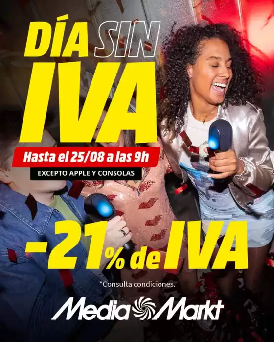 Catálogo MediaMarkt | Día Sin Iva | 2026-08-24T00:00:00.000Z - 2026-08-25T00:00:00.000Z