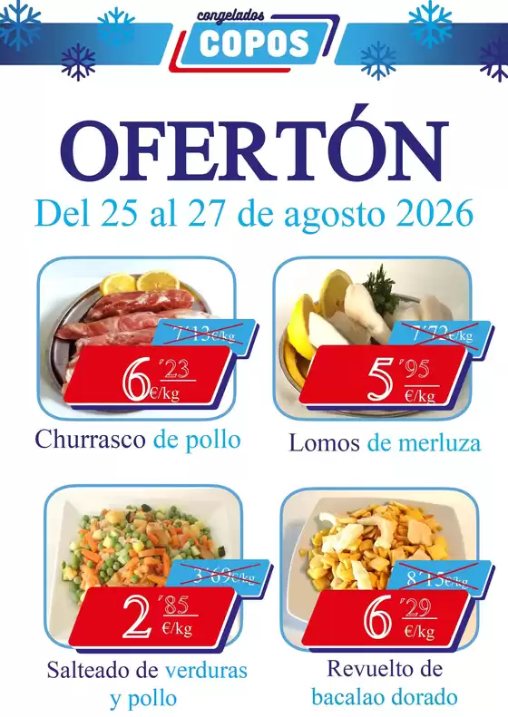 Catálogo Congelados Copos | Ofertón | 2026-08-25T00:00:00.000Z - 2026-08-27T00:00:00.000Z