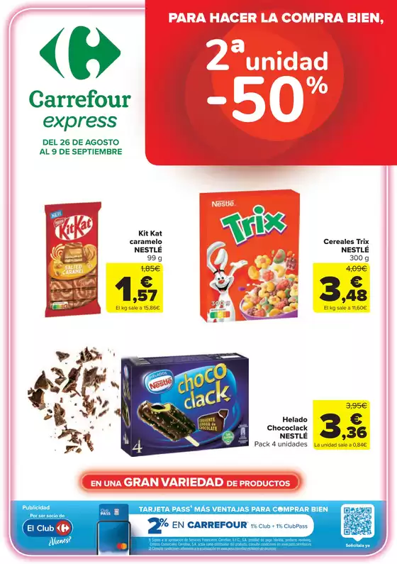 Catálogo Carrefour Express | 2.a unidad-50% | 2026-08-26T00:00:00.000Z - 2026-09-09T00:00:00.000Z