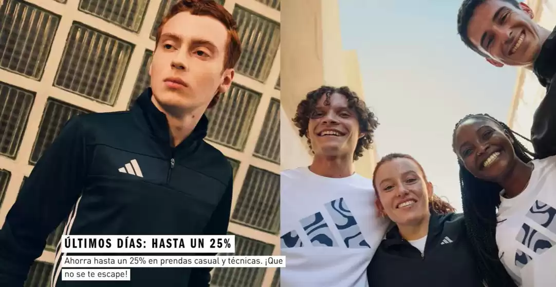 Catálogo Adidas | Últimos Días: Hasta Un 25% | 2026-08-25T00:00:00.000Z - 2026-09-06T00:00:00.000Z