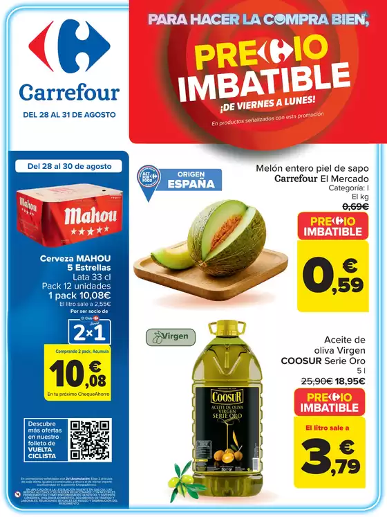 Catálogo Carrefour | PRECIO IMBATIBLE | 2026-08-28T00:00:00.000Z - 2026-08-31T00:00:00.000Z