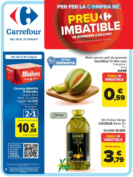 Catálogo Carrefour en Sant Fruitós de Bages | PRECIO IMBATIBLE | 2026-08-28T00:00:00.000Z - 2026-08-31T00:00:00.000Z