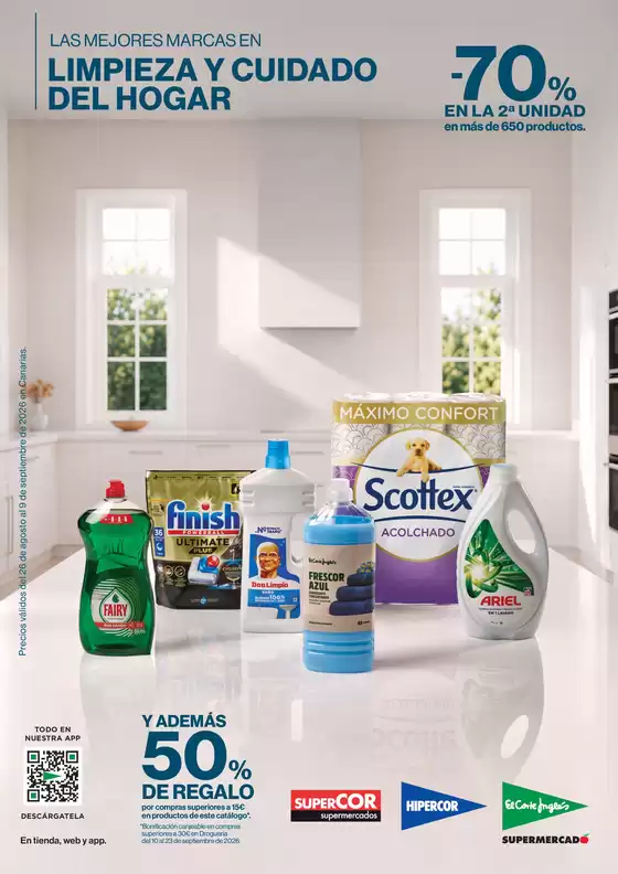 Catálogo El Corte Inglés en Taco | Limpieza y Cuidado del Hogar | 2026-08-26T00:00:00.000Z - 2026-09-09T00:00:00.000Z