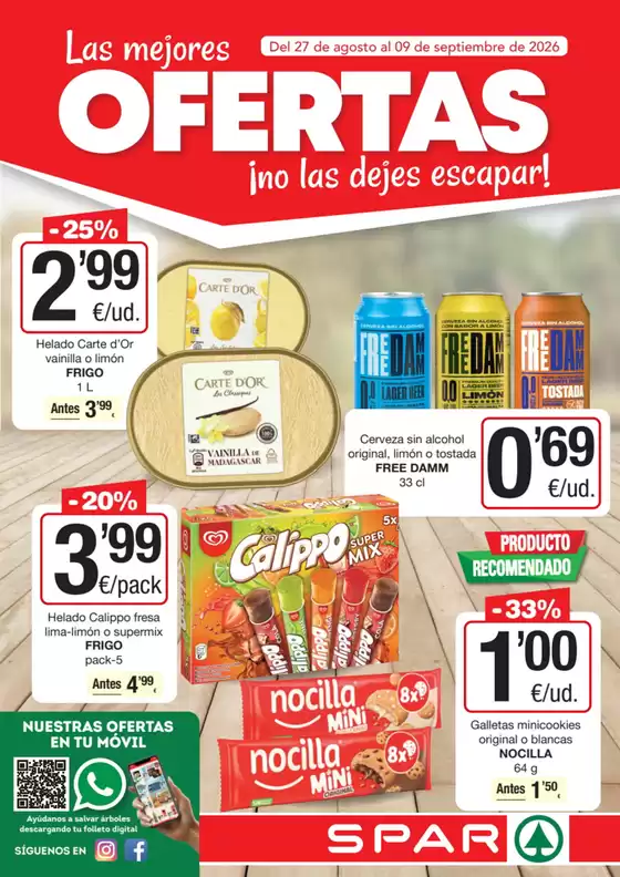 Catálogo SPAR Fragadis | Las Mejores Ofertas | 2026-08-27T00:00:00.000Z - 2026-09-09T00:00:00.000Z