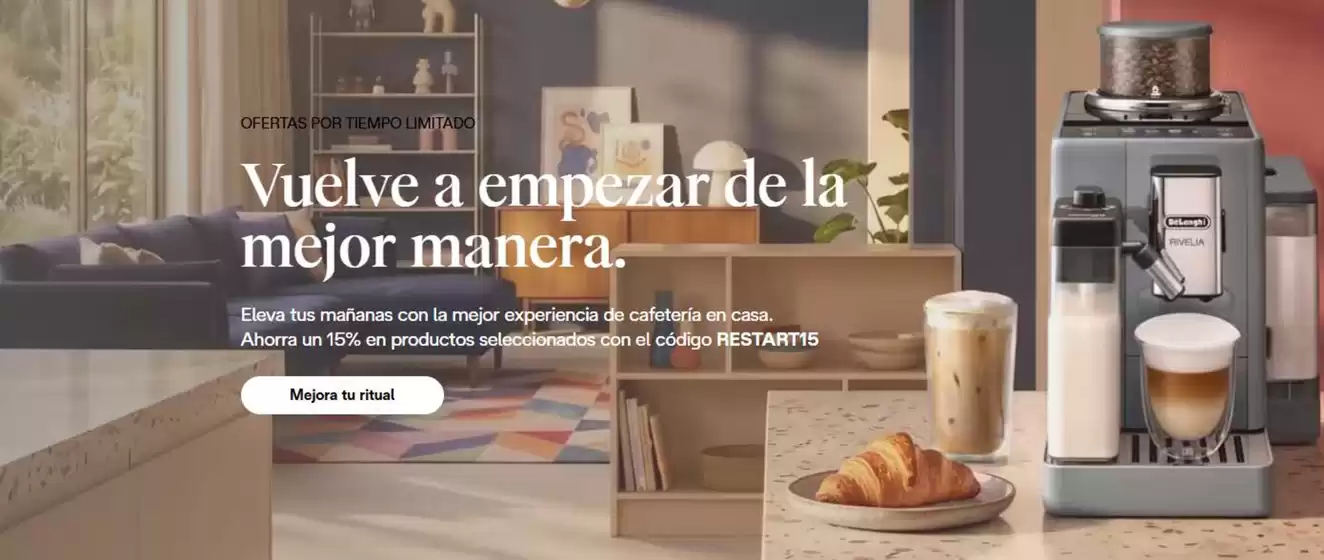 Catálogo De'Longhi | Ofertas Por Tiempo Limitado | 2026-08-26T00:00:00.000Z - 2026-09-08T00:00:00.000Z