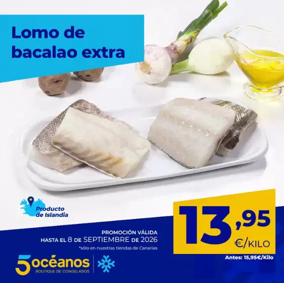 Catálogo 5 Océanos | ¡Despedimos el mes de agosto con nuestras nuevas ofertas! | 2026-08-26T00:00:00.000Z - 2026-09-08T00:00:00.000Z