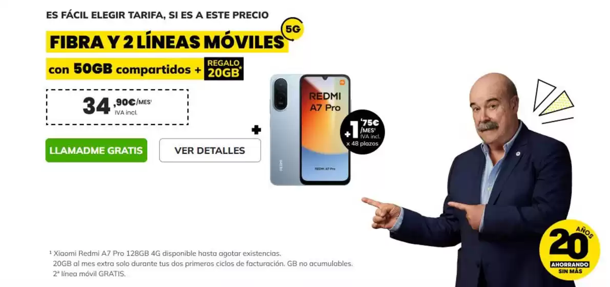 Catálogo MÁSmóvil en Folgoso de la Ribera | Es Fácil Elegir Tarifa, Si Es A Este Precio | 2026-08-26T00:00:00.000Z - 2026-09-08T00:00:00.000Z